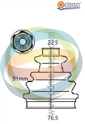 Bellow Kit, drive shaft (21-990492)