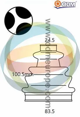 Bellow Kit, drive shaft (21-990494)
