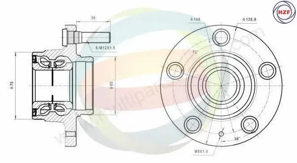 Wheel Bearing Kit (70-150002)