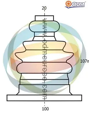 Bellow Kit, drive shaft (21-990177)