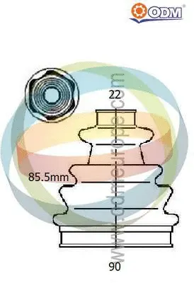 Bellow Kit, drive shaft (21-990421)