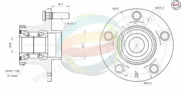Wheel Bearing Kit (70-000001)