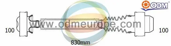 Propshaft, axle drive (10-220120)