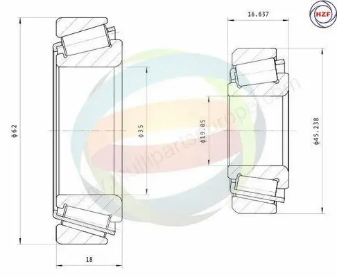 Wheel Bearing Kit (70-010007)
