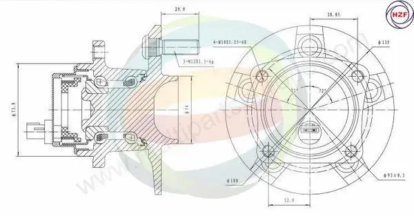 Wheel Bearing Kit (70-090075)