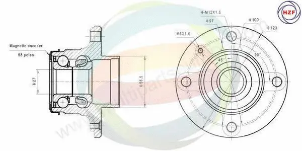 Wheel Bearing Kit (70-230048)