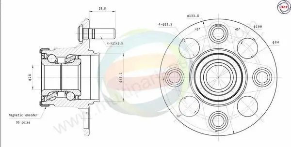 Wheel Bearing Kit (70-040062)