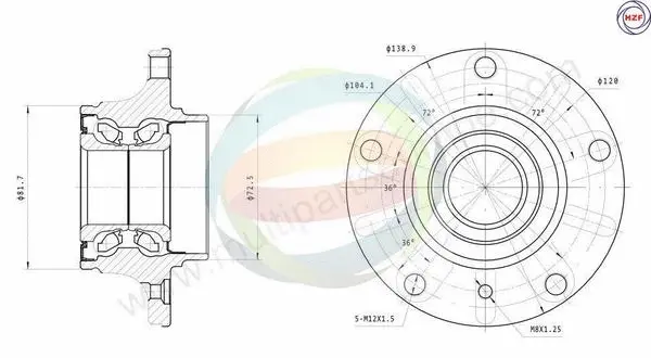 Wheel Bearing Kit (70-340005)