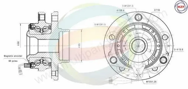 Wheel Bearing Kit (70-230014)