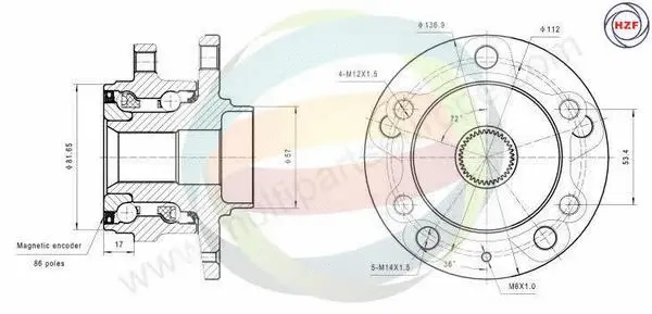 Wheel Bearing Kit (70-210095)