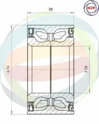 Wheel Bearing Kit (70-250004)