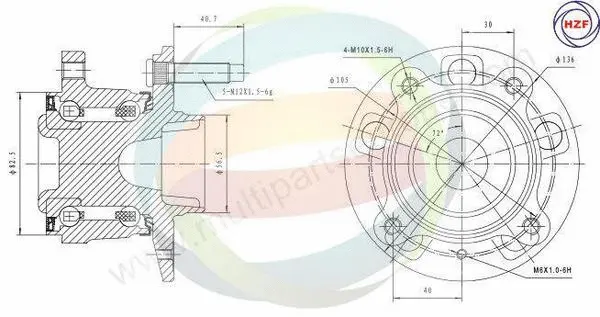 Wheel Bearing Kit (70-230016)