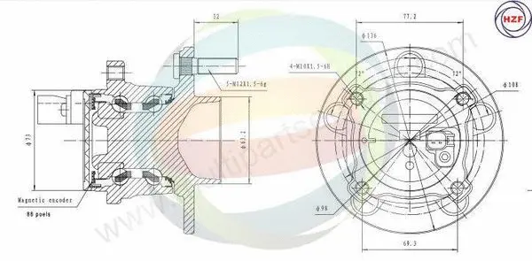 Wheel Bearing Kit (70-010061)
