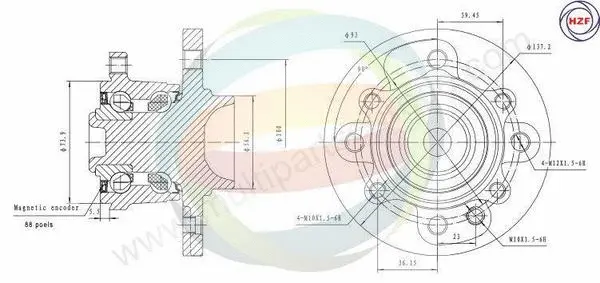 Wheel Bearing Kit (70-340050)