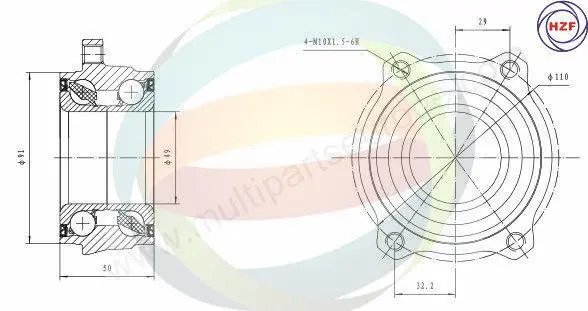 Wheel Bearing Kit (70-140022)