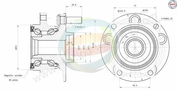 Wheel Bearing Kit (70-090124)