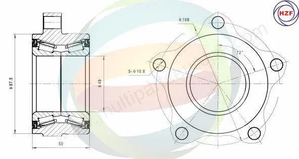 Wheel Bearing Kit (70-010085)