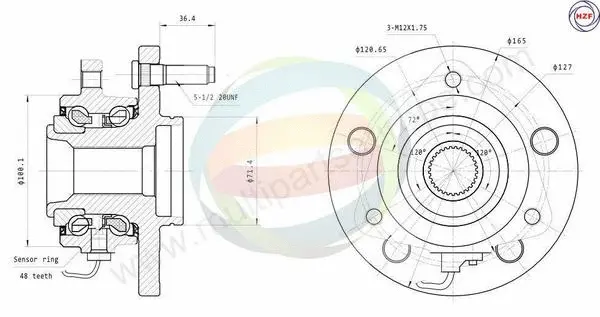Wheel Bearing Kit (70-220046)