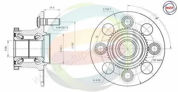 Wheel Bearing Kit (70-040074)