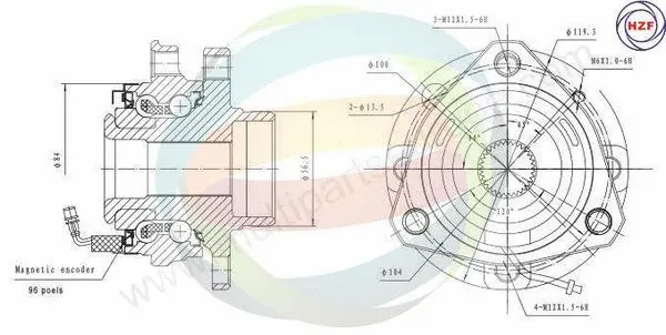 Wheel Bearing Kit (70-230011)