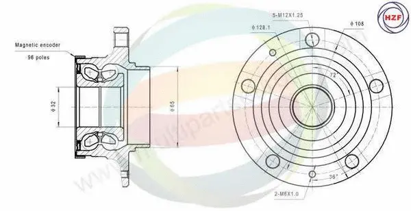 Wheel Bearing Kit (70-160122)