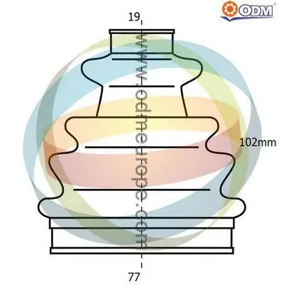 Bellow Kit, drive shaft (21-990031)