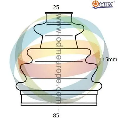 Bellow Kit, drive shaft (21-990141)