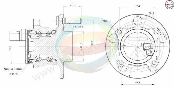 Wheel Bearing Kit (70-150025)