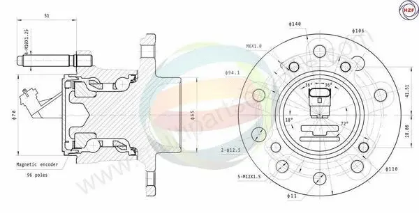 Wheel Bearing Kit (70-230036)