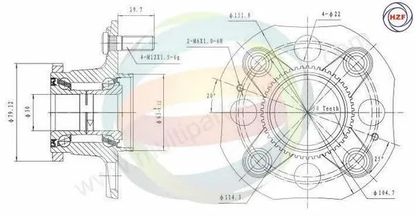 Wheel Bearing Kit (70-040072)