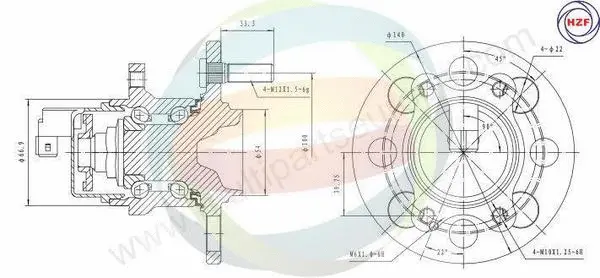 Wheel Bearing Kit (70-080049)