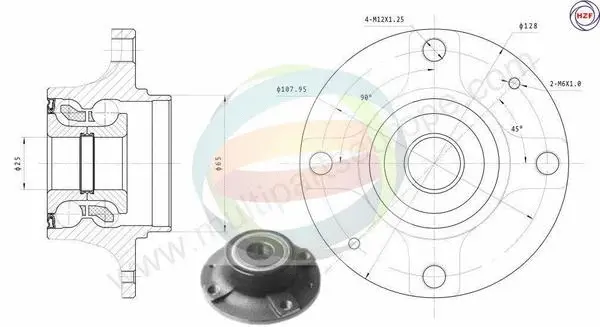 Wheel Bearing Kit (70-160096)