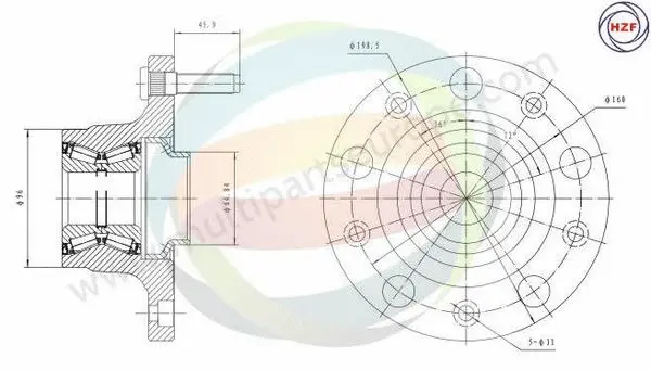 Wheel Bearing Kit (70-010126)