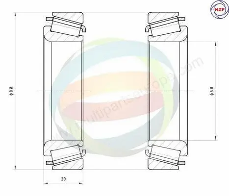 Wheel Bearing Kit (70-160086)