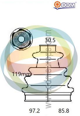 Bellow Kit, drive shaft (21-990523)