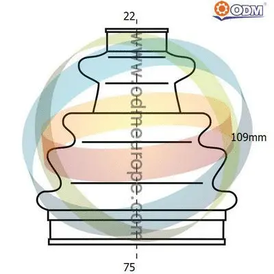 Bellow Kit, drive shaft (21-990155)
