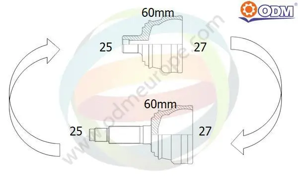 Joint Kit, drive shaft (12-141450)