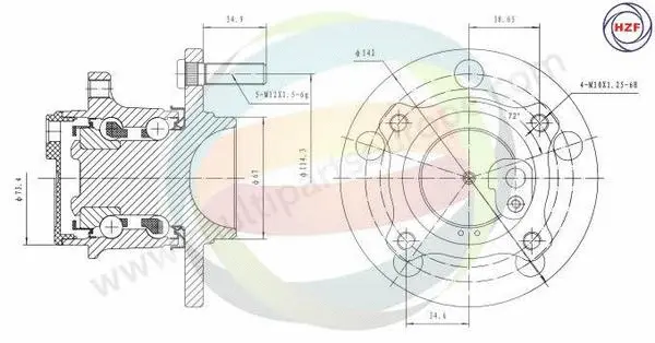 Wheel Bearing Kit (70-050039)