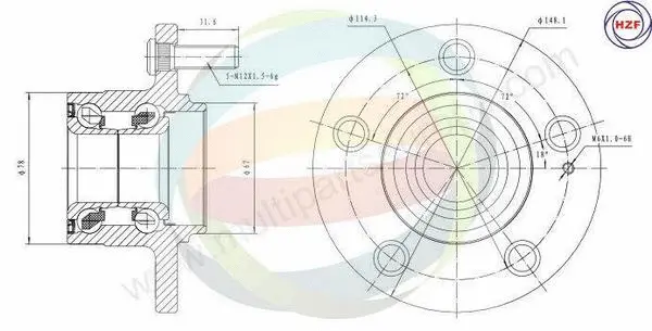 Wheel Bearing Kit (70-080025)
