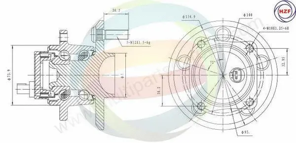 Wheel Bearing Kit (70-090037)