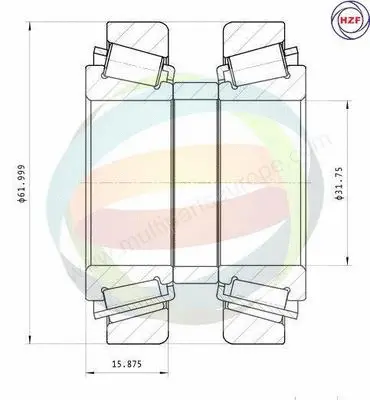 Wheel Bearing Kit (70-270041)