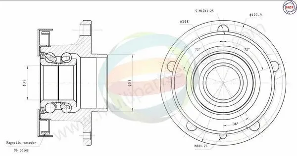Wheel Bearing Kit (70-350016)