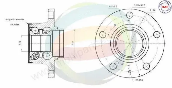 Wheel Bearing Kit (70-210037)