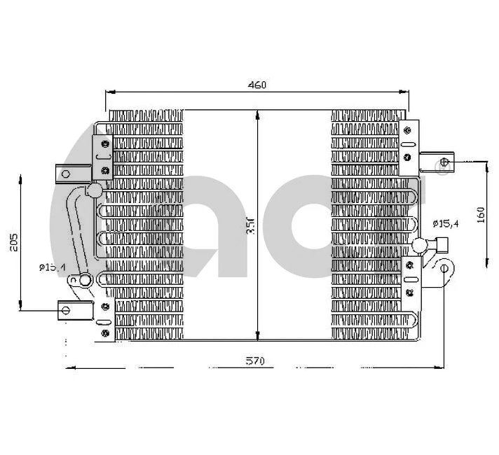 Condenser, air conditioning