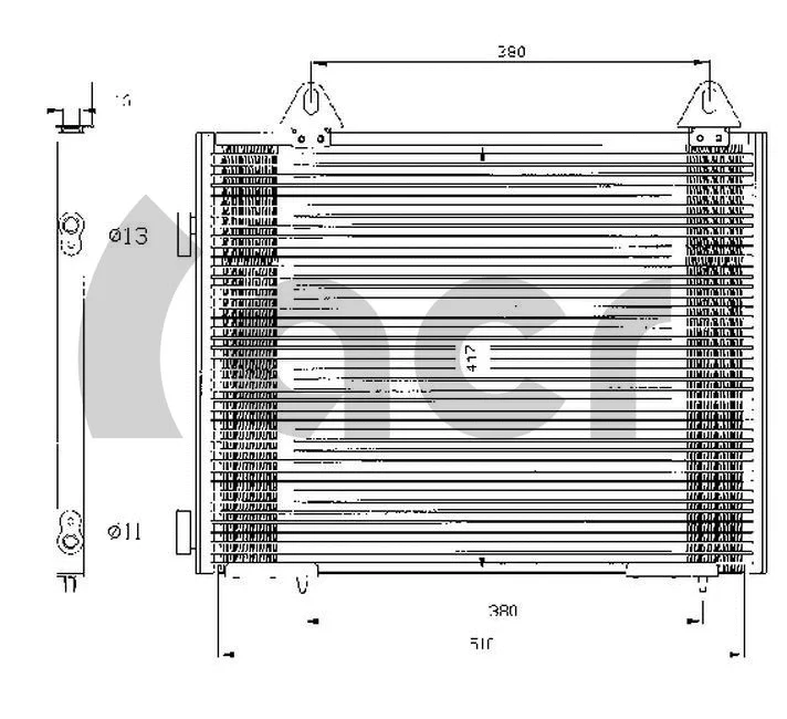 Condenser, air conditioning (300381)