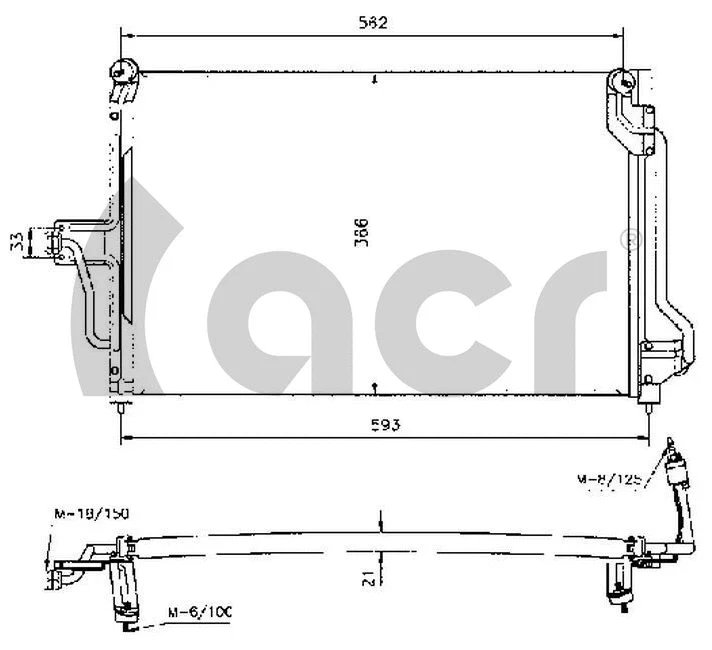 Condenser, air conditioning (300011)