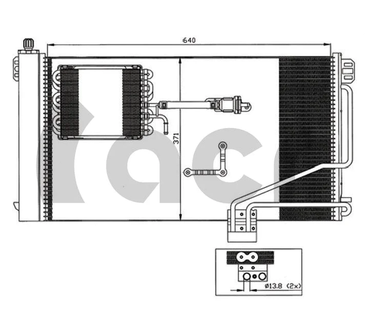 Condenser, air conditioning (300582)