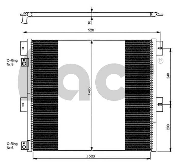 Condenser, air conditioning (300674)