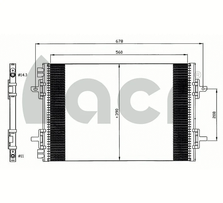 Condenser, air conditioning