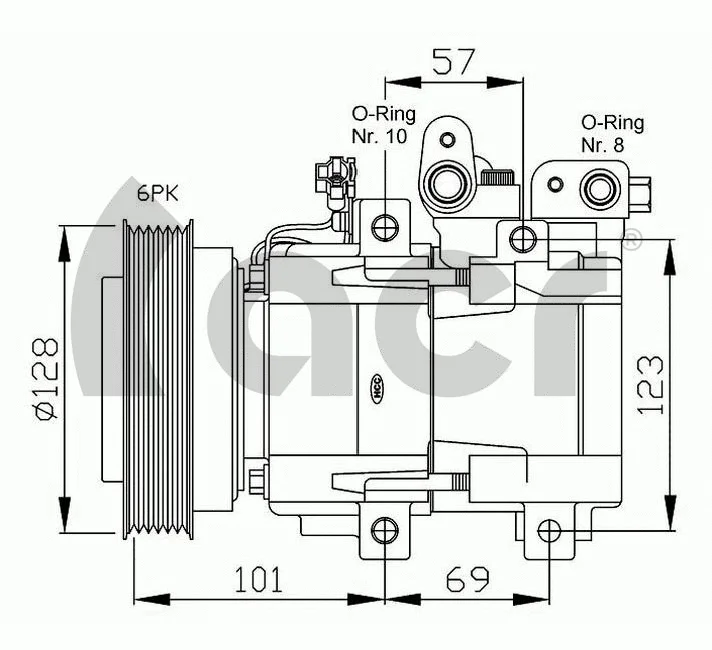 Compressor, air conditioning